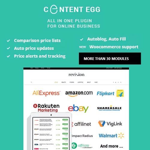 Content Egg – all in one plugin for Affiliate, Price Comparison, Deal sites V15.8.1